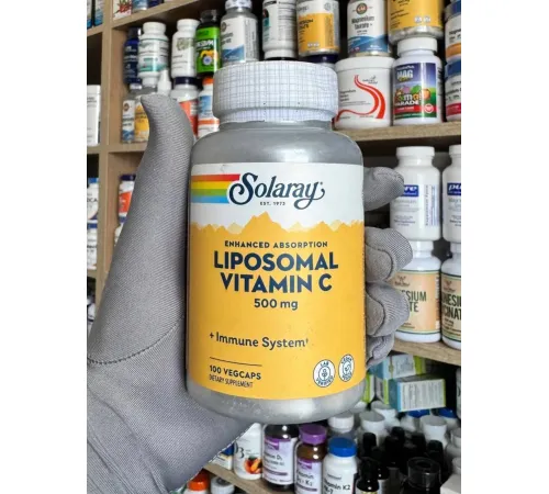Solaray, Liposomal Vitamin C 500 mg, 100 VegCaps